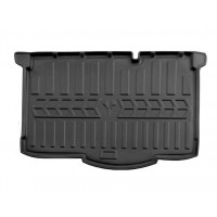 Килимок в багажник для Opel Corsa E (2014-2019) нижня поличка з бортиками 30 мм (Stingray)