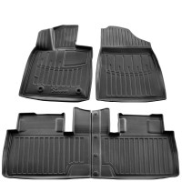 3D килимки для Toyota BZ3 (EA10L) (2023-...) з бортиками 30 мм (Stingray)