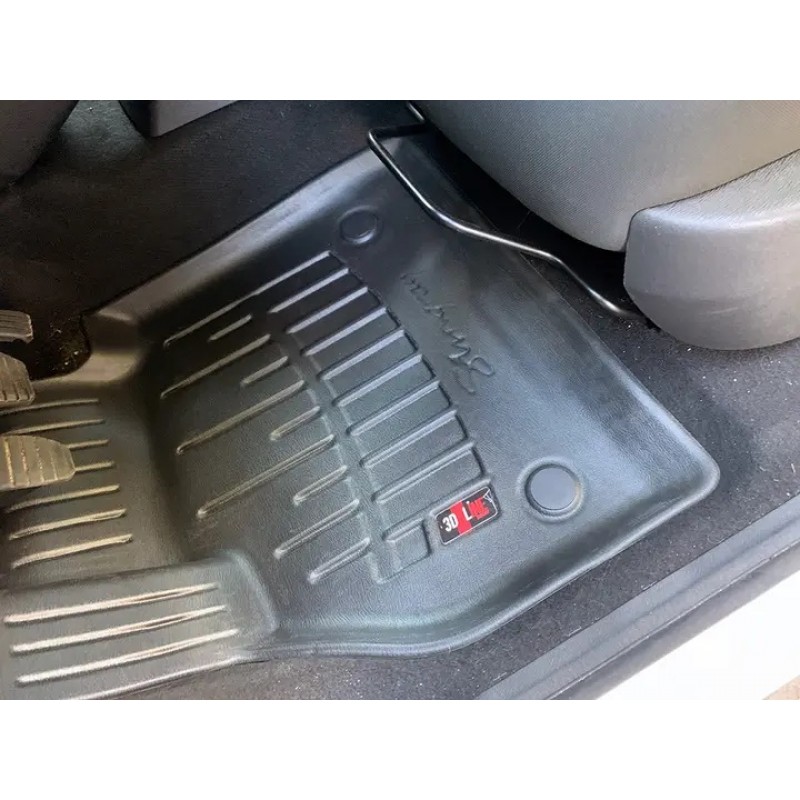 Передні 3D килимки для Renault Kangoo II (2008-2020) з бортиками 30 мм (Stingray)