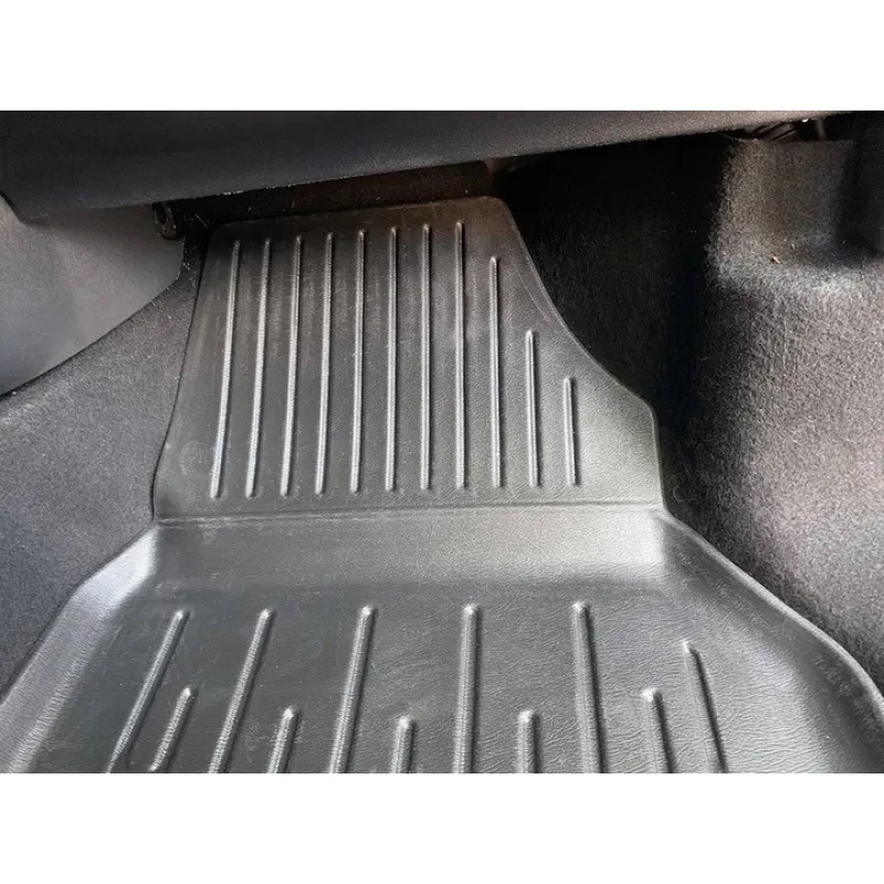 Передні 3D килимки для Renault Kangoo II (2008-2020) з бортиками 30 мм (Stingray)