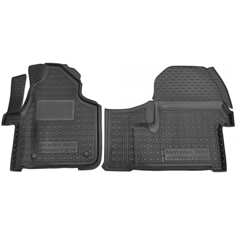 Коврики в салон Mercedes Benz W907 Sprinter III (2018-...) (1plus2) (Avto-Gumm)