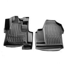 Поліуретанові килимки для Peugeot Expert III (2016-...) (1plus2) з бортиками 30 мм (Stingray)