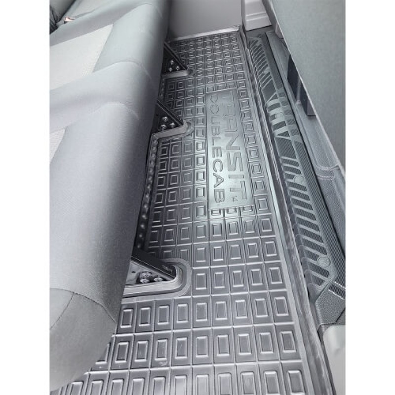 Коврики в салон для Ford Transit (2014-...) 1+2 DoubleCab (2-й ряд) (Avto-Gumm)