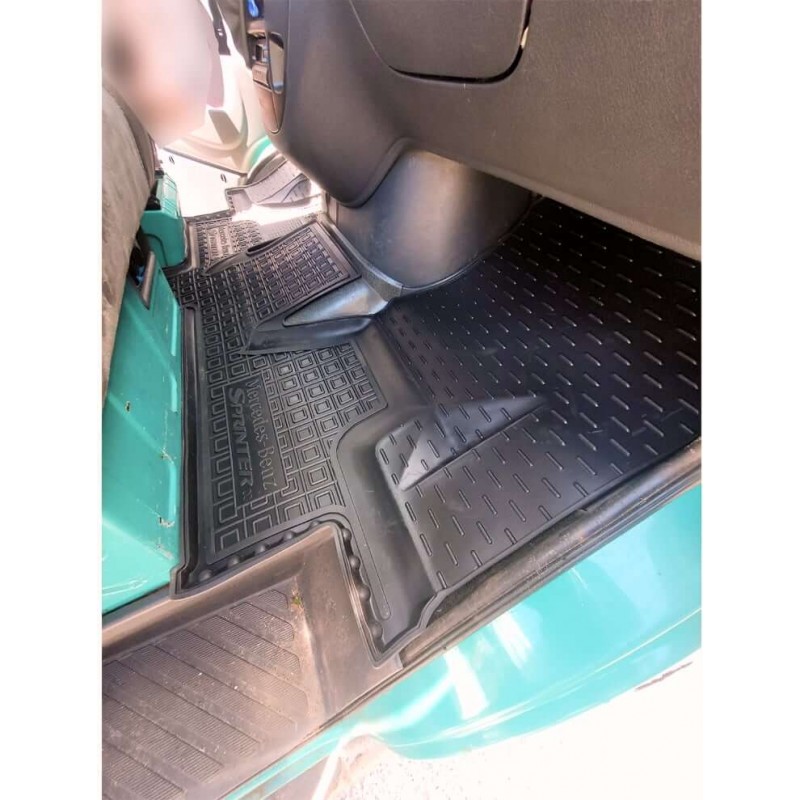 Коврики в салон Mercedes Sprinter (W905) (2000-2006) суцільний ручка КПП на панелі (Avto-Gumm)