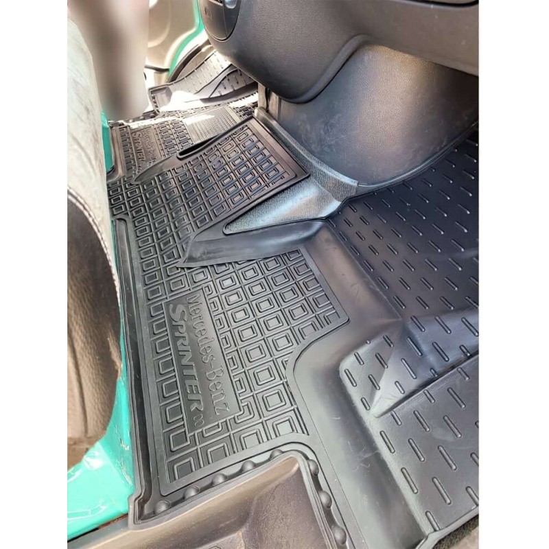 Коврики в салон Mercedes Sprinter (W905) (2000-2006) суцільний ручка КПП на панелі (Avto-Gumm)
