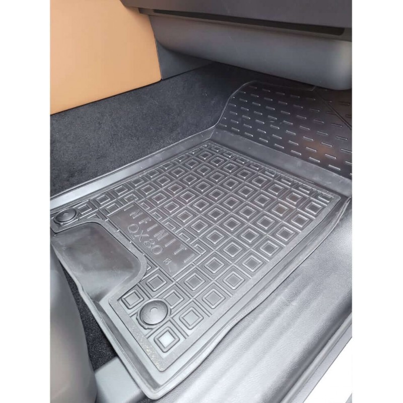 Коврики в салон Infiniti QX80 (2013-...) 7 місць (Avto-Gumm)