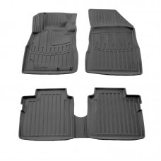 3D килимки для Nissan Note (2012-2019) з бортиками 30 мм (Stingray)