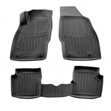 3D килимки для Opel Corsa E (2014-2019) з бортиками 30 мм (Stingray)