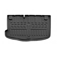 Килимок в багажник для Hyundai i10 I (2007-2013) нижня поличка без органайзера з бортиками 30 мм (Stingray)