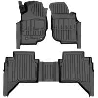 3D килимки для Toyota Hilux VII (2004-2015) (Crew Cab) з бортиками 30 мм (Stingray)