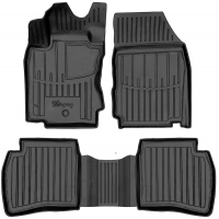3D килимки для Nissan Note (E11) (2004-2013) з бортиками 30 мм (Stingray)