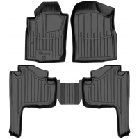 3D килимки для Toyota Land Cruiser Prado (J90) (5 doors) (1996-2002) з бортиками 30 мм (Stingray)