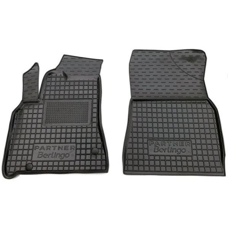 Передні коврики в салон Citroen Berlingo 08-/Peugeot Partner 08- (Avto-Gumm)