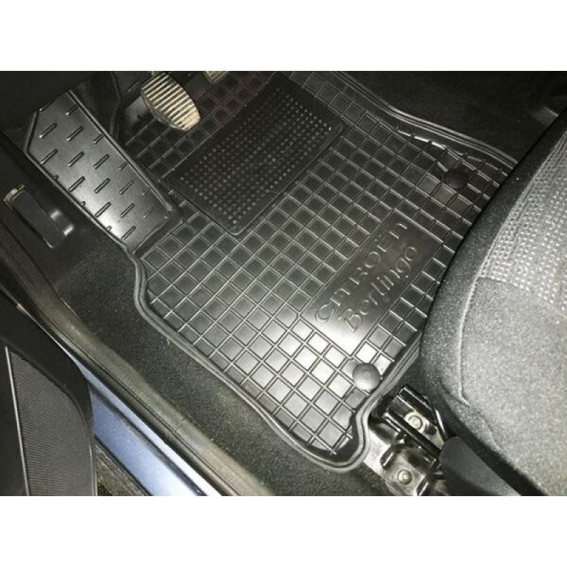 Передні коврики в салон Citroen Berlingo 08-/Peugeot Partner 08- (Avto-Gumm)