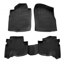 3D килимки для Toyota Land Cruiser Prado (J90) (3 doors) (1996-2002) з бортиками 30 мм (Stingray)