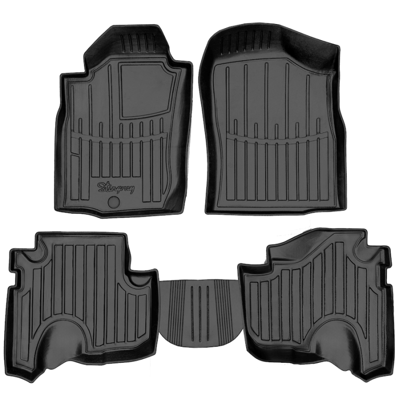 3D килимки для Toyota Land Cruiser Prado (J90) (3 doors) (1996-2002) з бортиками 30 мм (Stingray)
