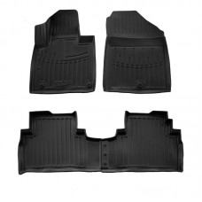 3D килимки для Kia Sorento III (UM) (2014-2020) з бортиками 30 мм (Stingray)