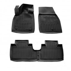 3D килимки для Ford Mustang Mach-E (2020-...) з бортиками 30 мм (Stingray)