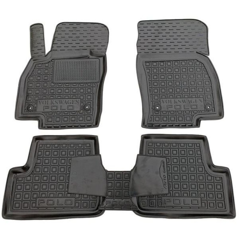 Коврики в салон Volkswagen Polo VI (2017-...) (Avto-Gumm)