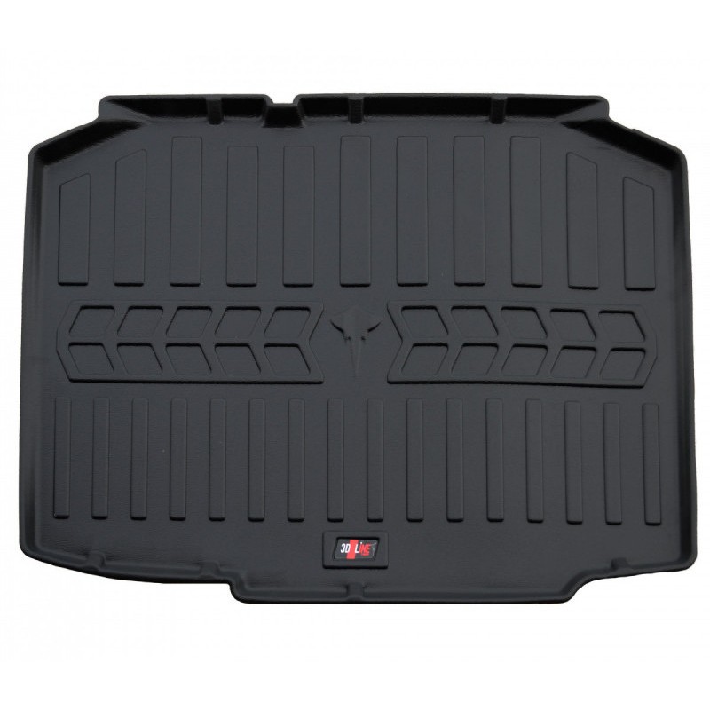 Килимок в багажник для Seat Ibiza IV (6J) (2008-2017) Hatchback з бортиками 30 мм (Stingray)