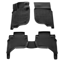 3D килимки для Mitsubishi L200 (KAOT) (2006-2015) з бортиками 30 мм (Stingray) 3D килимки для Mitsubishi L200 (KAOT) (2006-2015) з бортиками 30 мм (Stingray)