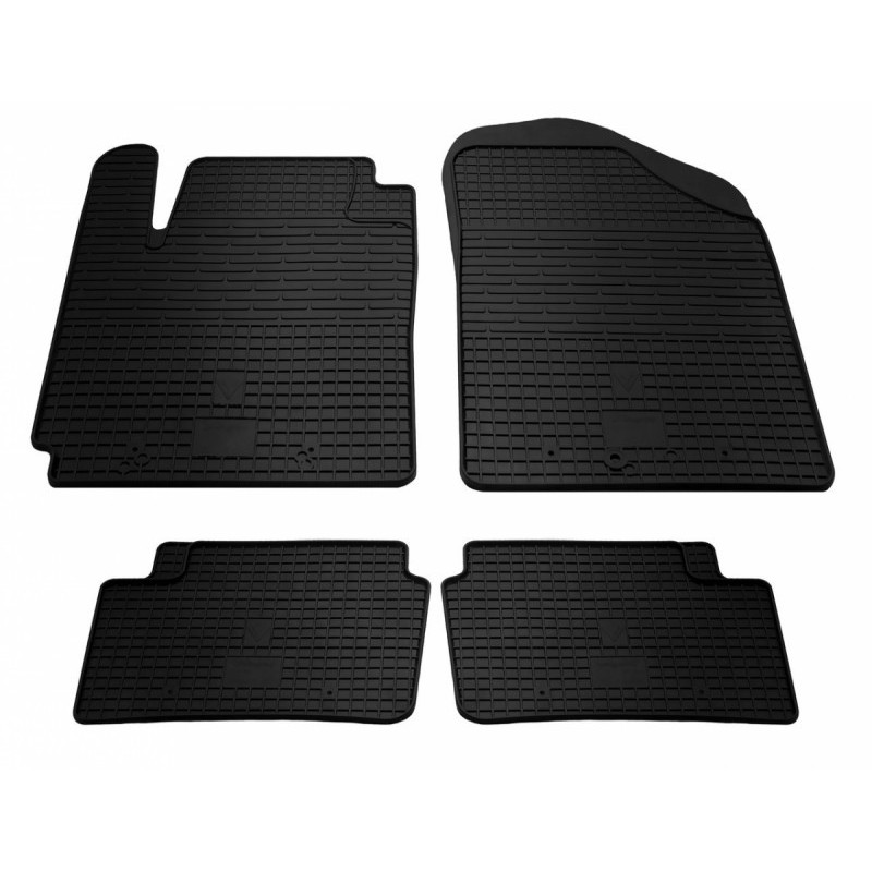 Гумові килимки в салон для Hyundai i10 I (2007-2013) комплект з 4 штук (Stingray)