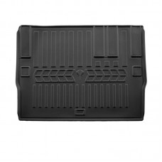 Килимок в багажник для Opel Zafira Life (2019-...) з бортиками 30 мм (Stingray)