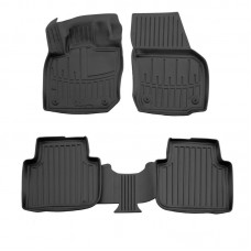 3D килимки для Skoda Kodiaq (2024-...) з бортиками 30 мм (Stingray)