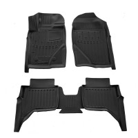 3D килимки для Volkswagen Amarok (NF) (2022-...) з бортиками 30 мм (Stingray) 3D килимки для Volkswagen Amarok (NF) (2022-...) з бортиками 30 мм (Stingray)