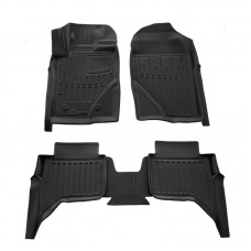 3D килимки для Volkswagen Amarok (NF) (2022-...) з бортиками 30 мм (Stingray)