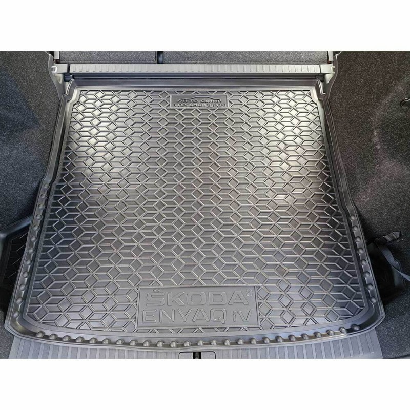 Килимок в багажник для Skoda Enyaq IV (2021-...) Coupe з органайзером (Avto-Gumm)