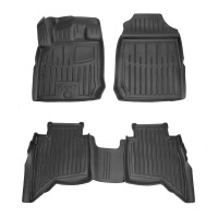 3D килимки для Isuzu D-Max (2020-...) з бортиками 30 мм (Stingray) 3D килимки для Isuzu D-Max (2020-...) з бортиками 30 мм (Stingray)
