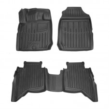 3D килимки для Isuzu D-Max (2020-...) з бортиками 30 мм (Stingray)