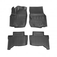 3D килимки для Toyota Land Cruiser Prado (J250) (2023-...) з бортиками 30 мм (Stingray)