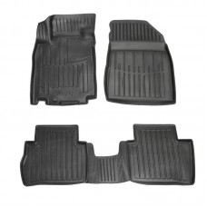 3D килимки для Nissan Tiida (C11) (2004–2011) з бортиками 30 мм (Stingray)