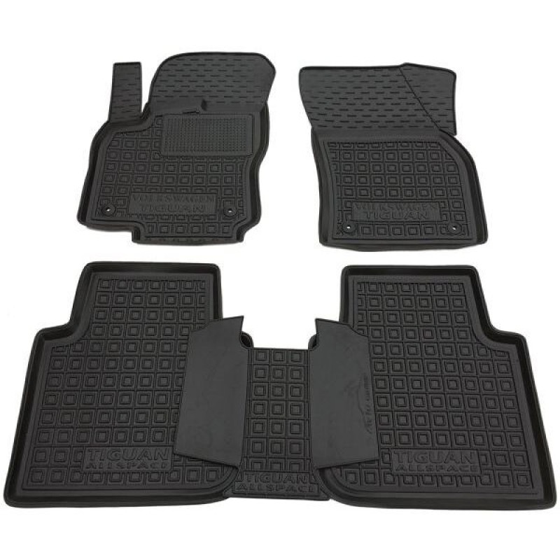 Коврики в салон Volkswagen Tiguan Allspace 2018- (Avto-Gumm)