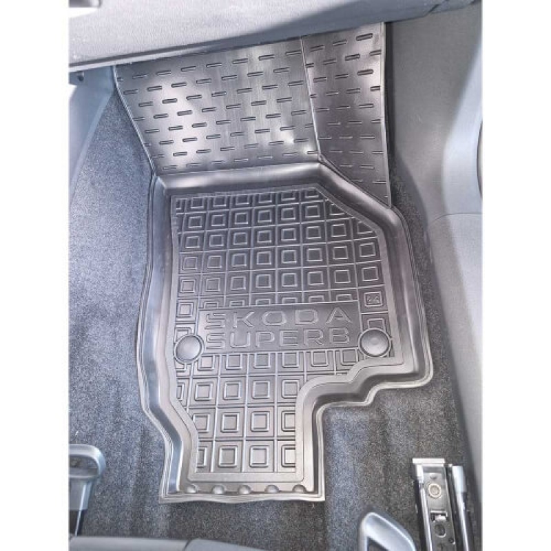 Коврики в салон Skoda Superb IV (B9) (2024-...) (Avto-Gumm)