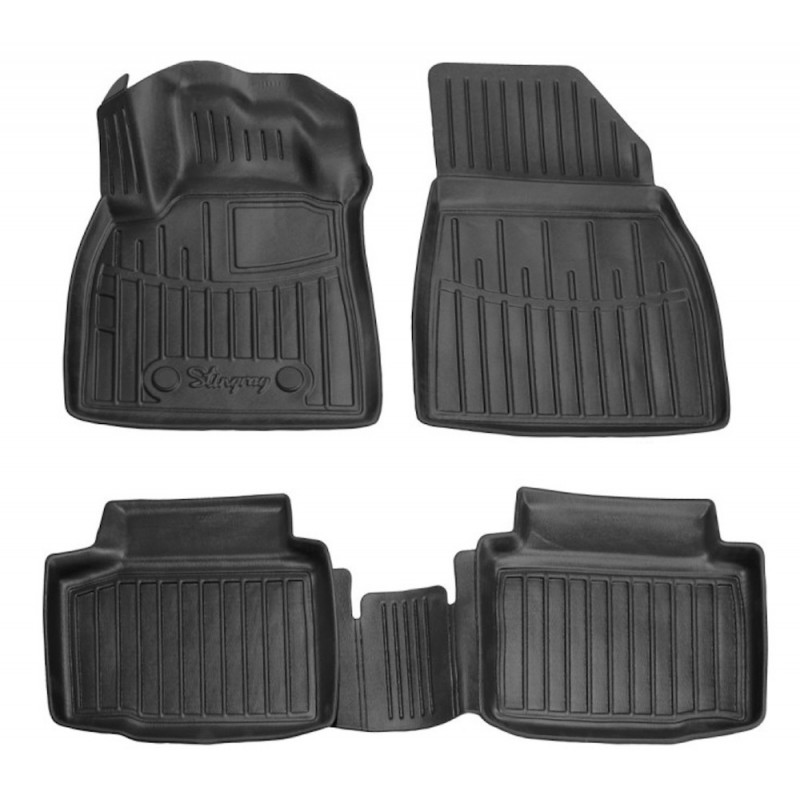 3D килимки для Renault / Dacia Duster III (2024-...) 2WD з бортиками 30 мм (Stingray)