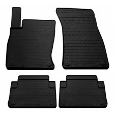 Гумові килимки в салон для Audi A8 (D3) (2002-2009) комплект з 4 штук (Stingray)