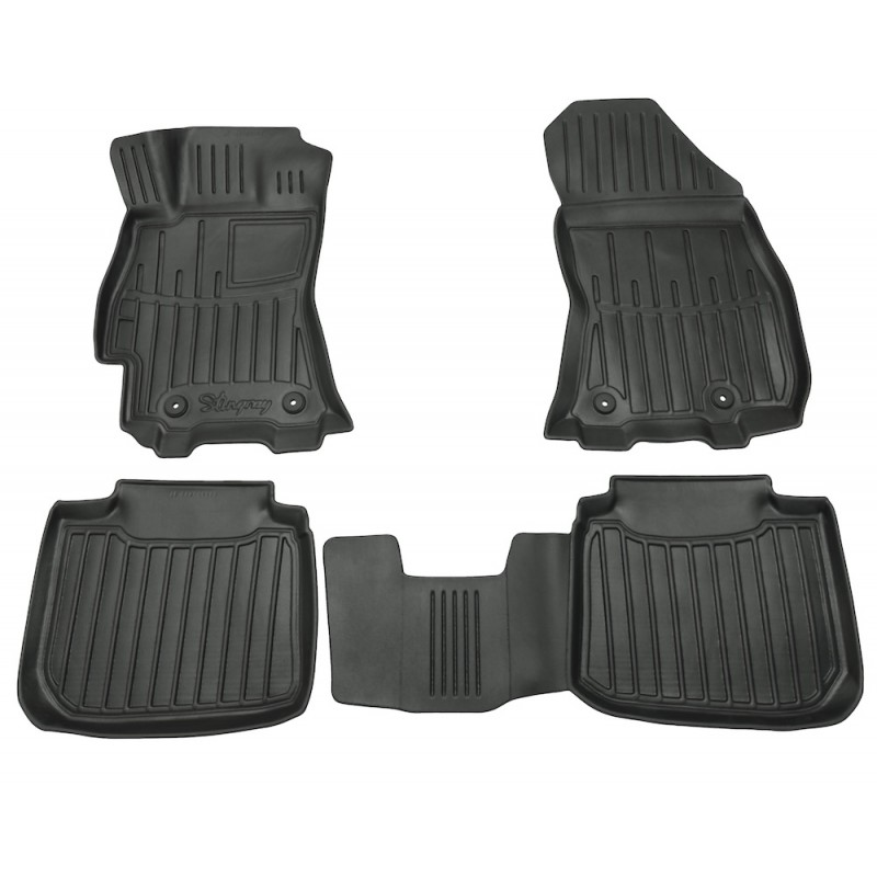 3D килимки для Subaru Outback V (BS) (2014-...) з бортиками 30 мм (Stingray)