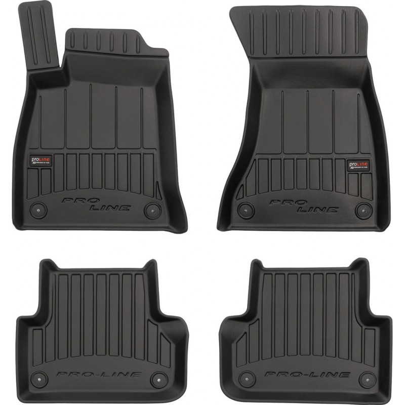 Гумові коврики в салон для Audi A4/S4/RS4 (mkV)(B9) 2015-2023 / A5/S5/RS5 Sportback (mkII) 2016→ (Frogum Proline Premium)