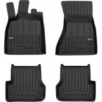 Гумові коврики в салон для Audi A6/S6/RS6 (mkIV)(C7) 2011-2018 (между клипсами 2 ряда 37 см) (Frogum Proline Premium)