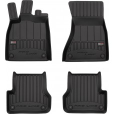 Гумові коврики в салон для Audi A6/S6/RS6 (mkIV)(C7) 2011-2018 (между клипсами 2 ряда 37 см) (Frogum Proline Premium)