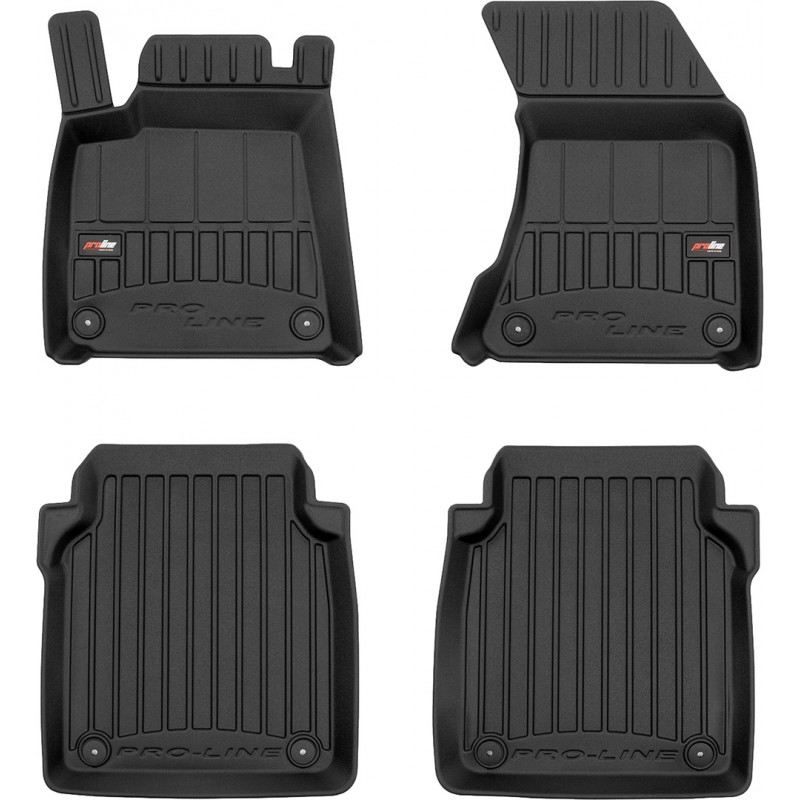 Гумові коврики в салон для Audi A8/S8 (mkIII)(D4)(long) 2010-2017 (Frogum Proline Premium)