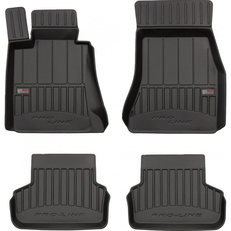 Гумові коврики в салон для  BMW 5-series (G30; G31; F90) 2016-2023 (не гибрид) (Frogum Proline Premium)