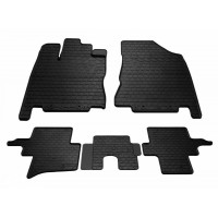 Гумові килимки в салон для Infiniti JX (2012-2020) комплект з 5 штук (Stingray) Гумові килимки в салон для Infiniti JX (2012-2020) комплект з 5 штук (Stingray)