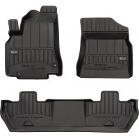Гумові коврики в салон для  Citroen Berlingo (mkII) 2008-2018; Peugeot Partner (mkII) 2008-2018 (1-2 ряд) (Frogum Proline Premium)