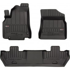 Гумові коврики в салон для  Citroen Berlingo (mkII) 2008-2018; Peugeot Partner (mkII) 2008-2018 (1-2 ряд) (Frogum Proline Premium)