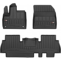 Гумові коврики в салон для  Citroen Berlingo (mkIII); Peugeot Rifter (mkI); Opel Combo (mkV)(E); Toyota ProAce City (mkI) 2018→ (пассажир без регулировок) (Frogum Proline Premium)