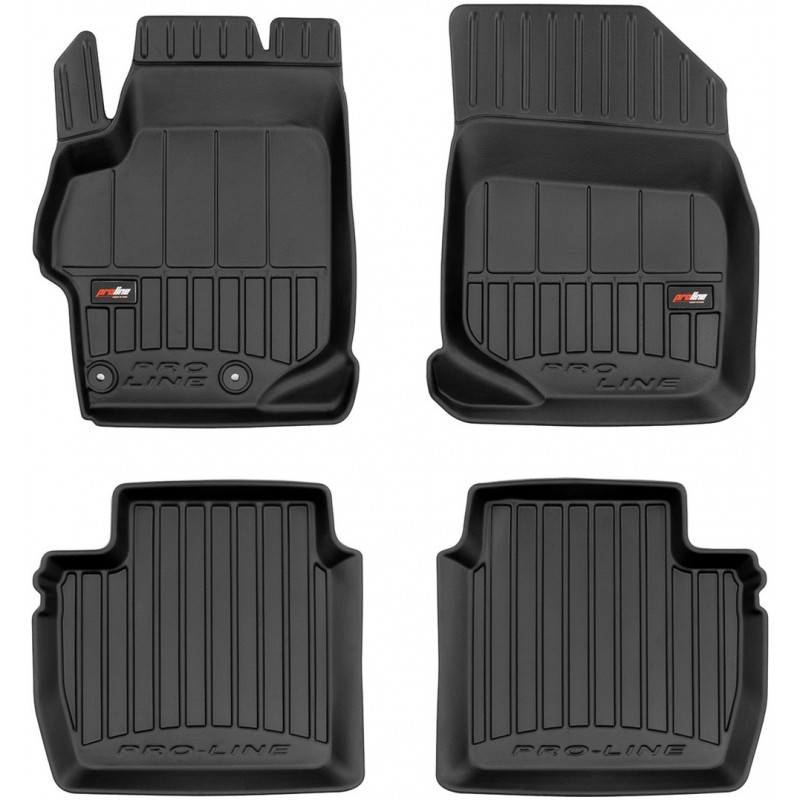 Гумові коврики в салон для  Citroen C-Elysee (mkI) 2012-2022; Peugeot 301 (mkI) 2012→ (Frogum Proline Premium)